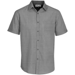Mens Short Sleeve Northampton Shirt Black Front